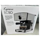 New Capresso EC50 Stainless Steel Espresso / Cappuccino Machine