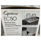 New Capresso EC50 Stainless Steel Espresso / Cappuccino Machine