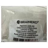 9 New Glass Faceted Drawer / Cabinet Knobs