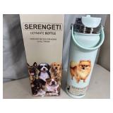 New Serengeti Vacuum Insulated Stainless Steel Water Bottle - Pomeranian