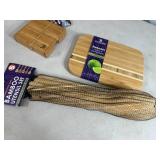 New Bamboo Cutting Board, Cooking Utensils, Wisconsin Coaster Set