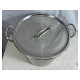 New 20 Quart Stainless Steel Stock Pot with Lid