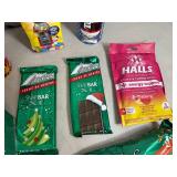 Assorted Candy, Baking Chips, Gumballs, Tootsie Rolls, Andes Mints, and More