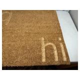 New Coir Hi /Bye Door Mat