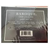 New Baroque Luxury Queen Size Sheet Set