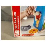 New Hape 17 pc Fix-It Tool Box Play Set