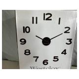 New 20 inch Floating Wall Clock - Peel and Stick