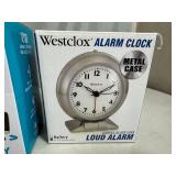 2 New Westclox Alarm Clocks