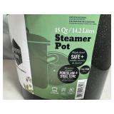 New Granite Ware 15 Quart Steamer Pot with Lid