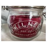 5 New Kilner Flip Top Storage Jars with Extra Replacement Seals