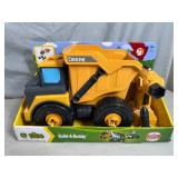 New John Deere Kids Build-a-Buddy Dump Truck with Tools to Assemble and Disassemble