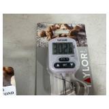 New Taylor Cooking Thermometer, Fridge Thermometer, Cooking Timer