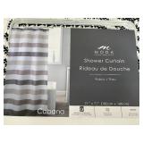 New Bath Rug, Shower Curtain, Curtain Hooks