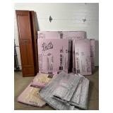 Take What You Want Pink Foam Insulation, Reflectix Insulation, Wood Closet Doors