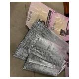 Take What You Want Pink Foam Insulation, Reflectix Insulation, Wood Closet Doors