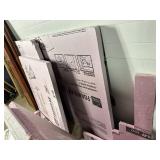 Take What You Want Pink Foam Insulation, Reflectix Insulation, Wood Closet Doors