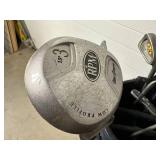 Wilson Golf Bag With Assorted Golf Clubs