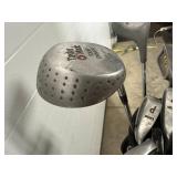 Wilson Golf Bag With Assorted Golf Clubs