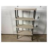 5 Tier Plano Plastic Utility Shelf