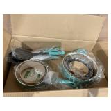 15PCS GreenLife Soft Grip Healthy Ceramic Nonstick, Cookware Pots and Pans Set