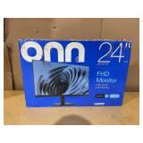 Onn. 24" FHD 100Hz PC Monitor, Bezel-less, Adjustable Stand, HDMI