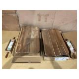 LOT OF 2 2PCS The Pioneer Woman Painted Meadows 26-Inch x 14-Inch Ceramic Rolling Pin with Holder