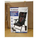 Brookstone Shiatsu and Dual Heating Folding Massage Chair