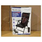 Brookstone Shiatsu and Dual Heating Folding Massage Chair