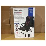 Brookstone Shiatsu and Dual Heating Folding Massage Chair