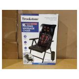 Brookstone Shiatsu and Dual Heating Folding Massage Chair