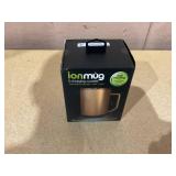 ionMug & Charging Coaster, 12oz. Stainless Steel Self Heating Coffee Mug with Lid