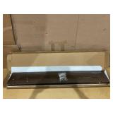 Axeman Floating Shelves, Deep Rustic Solid Wood Wall Shelves for Storage, Wall Mounted Display Shelving