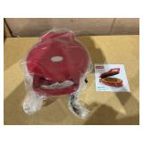 Dash 12" Pizza Griddle, Red - Personal Pizza Maker with Dual Cooking Surfaces, Nonstick & 450°F Heat