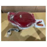 Dash 12" Pizza Griddle, Red - Personal Pizza Maker with Dual Cooking Surfaces, Nonstick & 450°F Heat