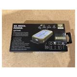 Swiss Tech 20000 mAh Wireless Power Bank with Flashlight and Charging Pad, IP54 Weatherproof