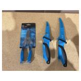 LOT OF 3 Realtree Fishing Snips & Stainless Steel Fishing Fillet Knife