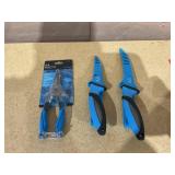 LOT OF 3 Realtree Fishing Snips & Stainless Steel Fishing Fillet Knife