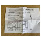 SAFAVIEH Lighting Collection Rudy 62-Inch Black Iron Floor Lamp