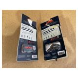 LOT OF 2 NEBO Davinci 800 Lumen LED Gray Rechargeable Handheld Flashlight