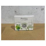 4PCS Queen Size Purity Home 100% Organic Cotton Queen Ivory Percale Bedsheet set, 300 Thread Count Breathable, Super Soft, & Cozy