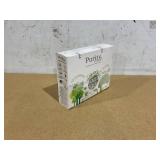 4PCS Queen Size Purity Home 100% Organic Cotton Queen Ivory Percale Bedsheet set, 300 Thread Count Breathable, Super Soft, & Cozy