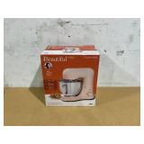 Beautiful 5.3 Qt Stand Mixer, Rose with Flat Beater, Dough Hook, Balloon Whisk