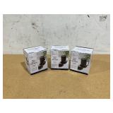 LOT OF 3 Mainstays Warming Coffee Mug, 12oz. Stainless Steel Coffee Mug with Mug Warmer Coaster and Lid