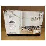 Queen Size Mainstays 14" High Quad Fold Steel Platform Bed Frame