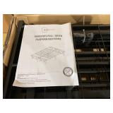 Queen Size Mainstays 14" High Quad Fold Steel Platform Bed Frame