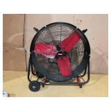Hyper Tough 24" 2-Speed Metal High Velocity Tiltable Drum Fan