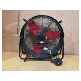 Hyper Tough 24" 2-Speed Metal High Velocity Tiltable Drum Fan