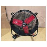 Hyper Tough 24" 2-Speed Metal High Velocity Tiltable Drum Fan
