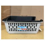 Vibrant Life Pet Kennel Medium 36" Dog Crate, Plastic Travel Pet Carrier for Pets 50-70 lb