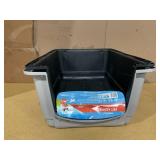 Vibrant Life Pet Kennel Medium 36" Dog Crate, Plastic Travel Pet Carrier for Pets 50-70 lb